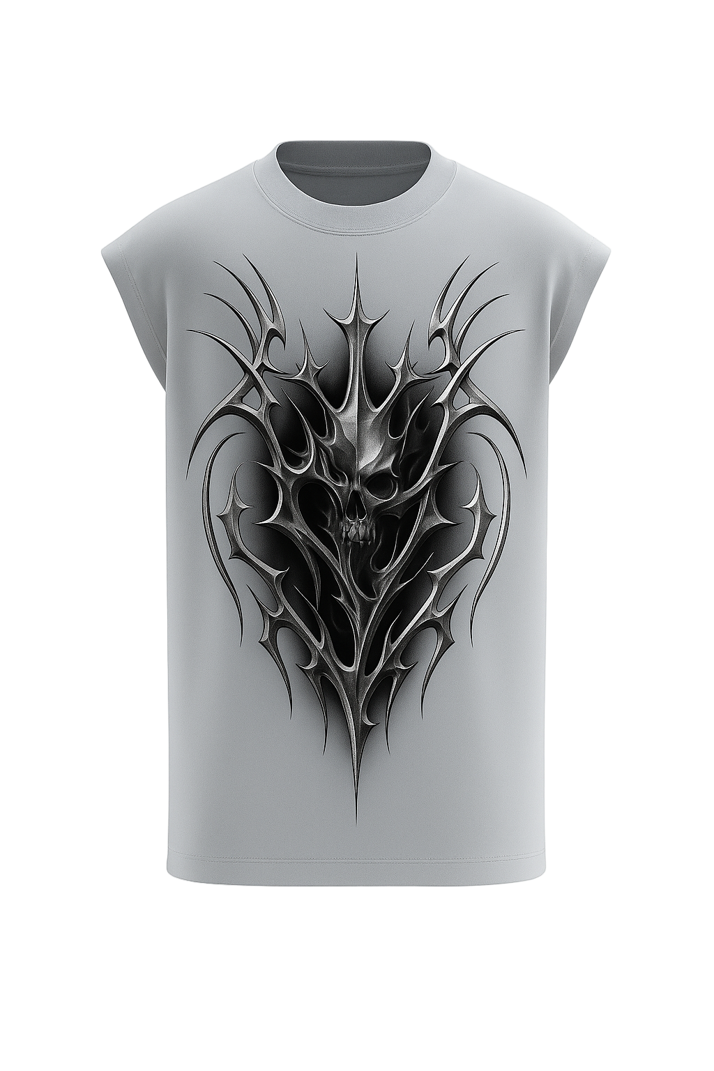 SHREEMSY “Abyss Spine” Metallic Skull Vest