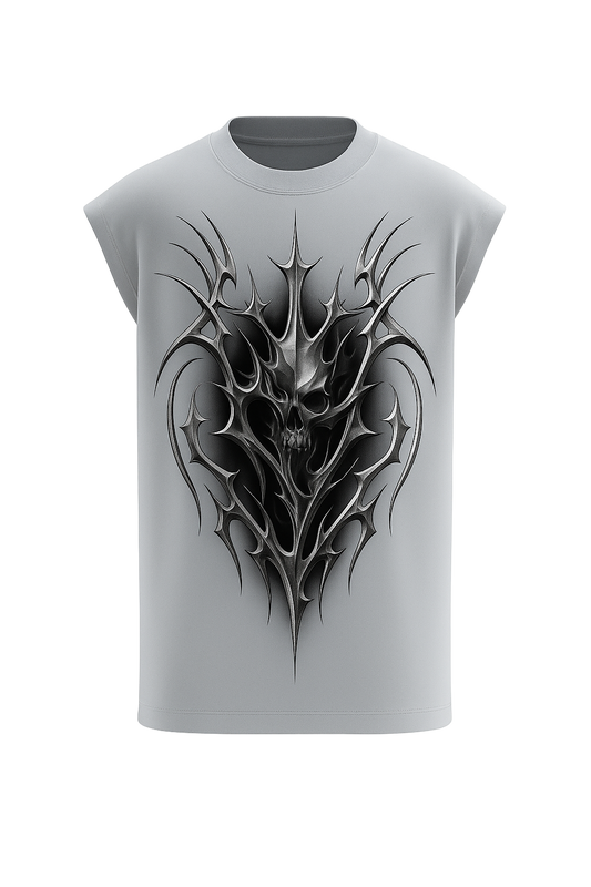 SHREEMSY “Abyss Spine” Metallic Skull Vest