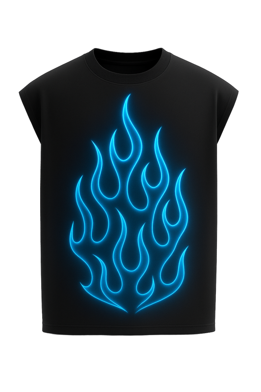 SHREEMSY “Neon Blue Flame” Vest